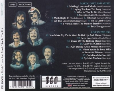 Dr. Hook - Makin' Love And Music / Live In The U.K 1977/1981 (BGO 2011) Lossless