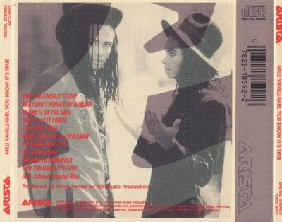 Milli Vanilli - Girl You Know It's True (1989) Lossless