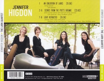 Jennifer Higdon - An Exaltation of Larks (2013) Lossless+Mp3