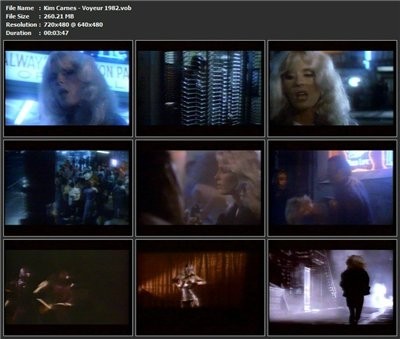 Kim Carnes - Voyeur (Video) 1982