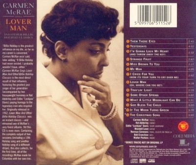 Carmen McRae - Sings Lover Man And Other Billie Holiday Classics (1997) Lossless+Mp3