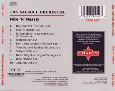 The Salsoul Orchestra - Nice 'N' Naasty (1976) (Lossless)