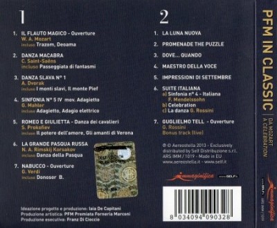 Premiata Forneria Marconi [PFM] - In Classic - Da Mozart A Celebration (2CD) 2013 (Lossless)