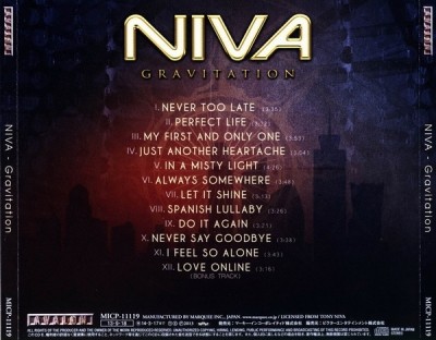 Niva - Gravitation 2013 (Japanese Edition VICP-11119)