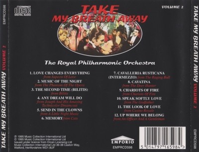 The Royal Philharmonic Orchestra - Take My Breath Away 4CD (1995) (Lossless)