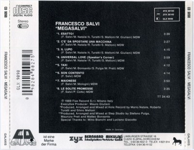 Francesco Salvi - Megasalvi (1989) (Lossless)