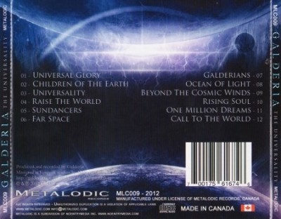 Galderia - The Universality (2012) (Lossless)