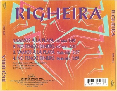 Righeira - Singles (EP) (1995) (Lossless)