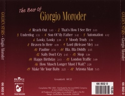 Giorgio Moroder - The Best Of Giorgio Moroder (1966-1972) (2001) (Lossless)