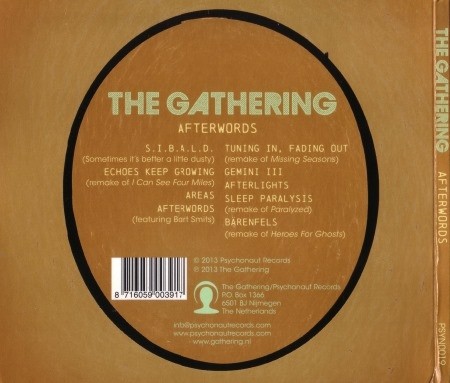 The Gathering - Afterwords (2013) (Lossless + MP3)