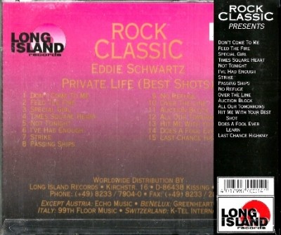 Eddie Schwartz - Private Life: Best Shots (1994) Lossless