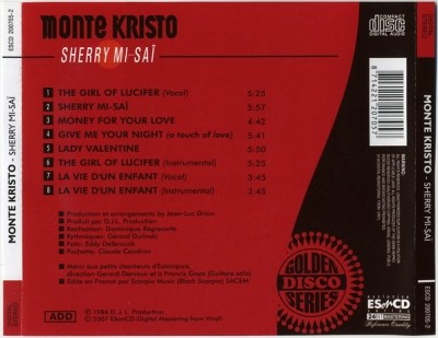 Monte Kristo - Sherry Mi-Sai (ESonCD) (1986) (Lossless)