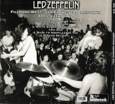 Led Zeppelin - The Dancing Avocado 1969 (Godfather Rec. 2008 Bootleg) Lossless