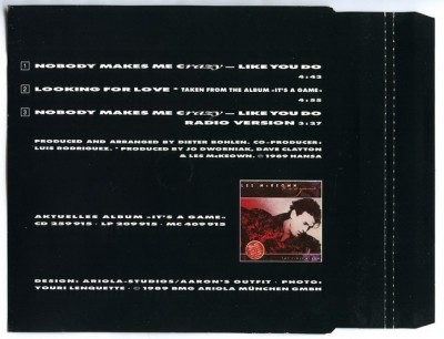 Les McKeown - Nobody Makes Me Crazy (Like You Do) (Maxi-Single )(1989) (Lossless)