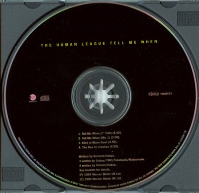 The Human League - Tell Me Wen [CD5](1995)