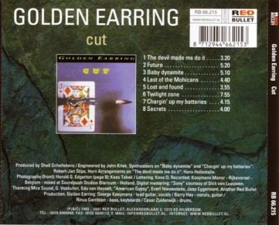 Golden Earring - Cut (1982) [Reeissue 2001] Lossless