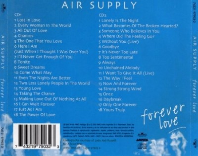 Air Supply - Forever Love (2CD) 2003 (Lossless)