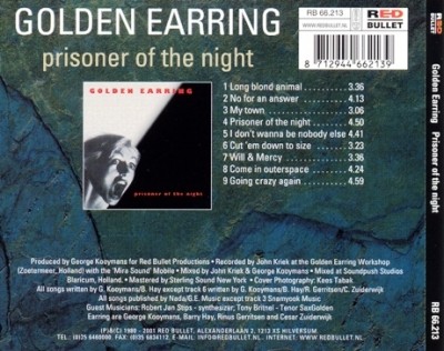 Golden Earring - Prisoner Of The Night (1980) [Reissue 2001] Lossless