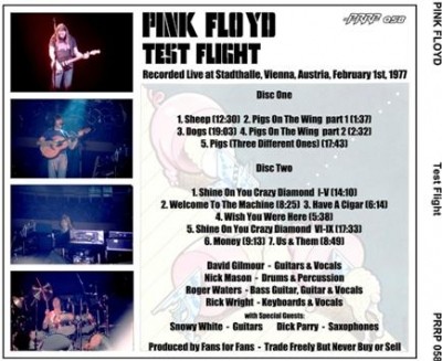 Pink Floyd - Test Flight (1977) [2CD Bootleg 2012] Lossless