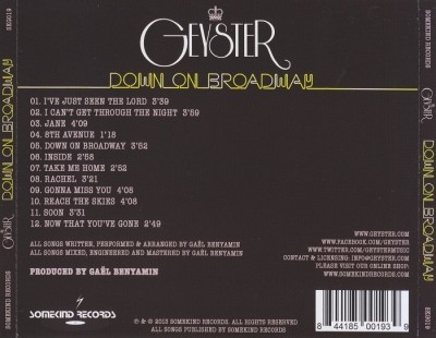 Geyster - Down On Broadway (2013) Lossless+Mp3