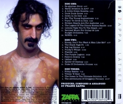 Frank Zappa - Lather 1996 (3CD Zappa Rec. 2012) Lossless