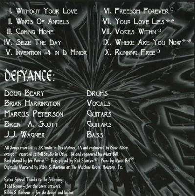 Defyance - Amaranthine (1996) Lossless