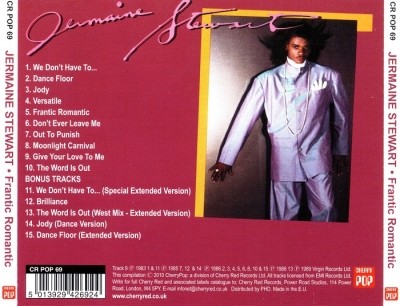 Jermaine Stewart - Frantic Romantic 1986 [Special Edition] (2010) Lossless+Mp3