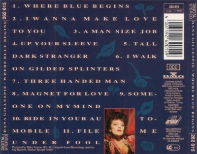 Dana Gillespie - Where Blue Begins (1991) Lossless+Mp3