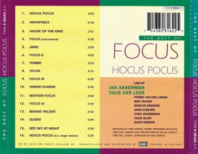 Focus - Hocus Pocus - The Best Of Focus (1993) (Lossless)