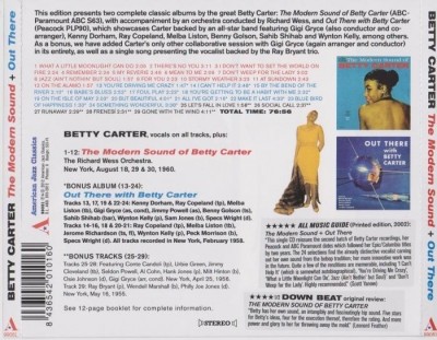 Betty Carter - The Modern Sound / Out There (2012) Lossless+Mp3