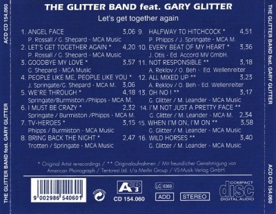 The Glitter Band feat. Gary Glitter - Let's Get Together Again (1996) Lossless