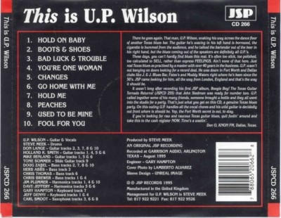 U. P. Wilson -This Is U. P. Wilson (1995)