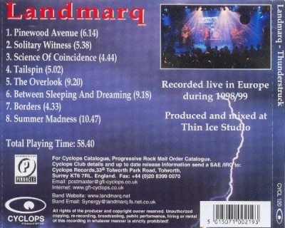 Landmarq - Thunderstruck (1999) Lossless