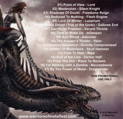 VA - Warriors Of Metal Festival VI [PROMO] (2013) (Lossless)