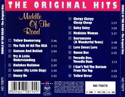 Middle Of The Road - The Original Hits 1990 (Lossless)