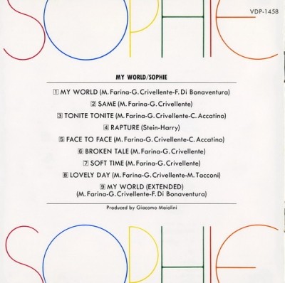 Sophie - My World (1989) (Lossless)