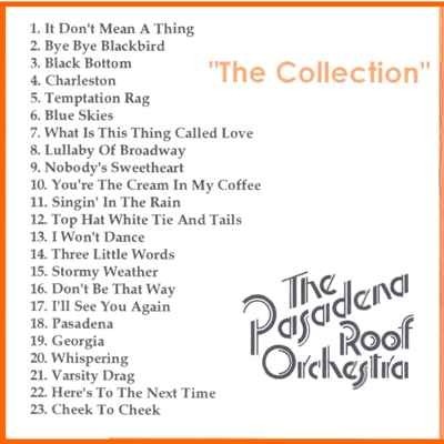 The Pasadena Roof Orchestra - The Collection 1989