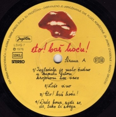 Bijelo Dugme - Eto! Bas Hocu! 1976