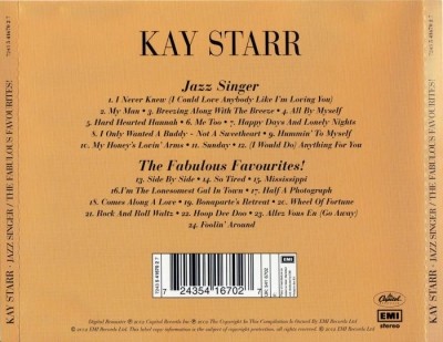 Kay Starr - Jazz Singer / The Fabulous Favourites! (2002) Lossless+Mp3