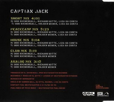 Captain Jack - Captain Jack (1995) (Lossless)