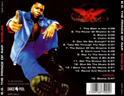 B.G. The Prince Of Rap - The Singles (1997) (Lossless+mp3)