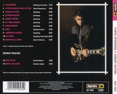 Chris Spedding - Enemy Within 1986 (Repertoire Rec. 2001) Lossless