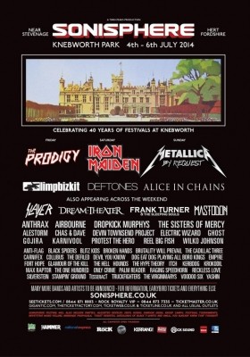  Sonisphere:    