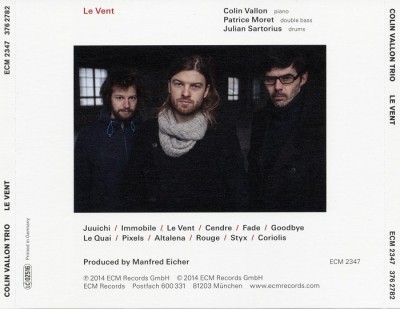 Colin Vallon Trio - Le Vent (2014) Lossless+Mp3