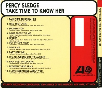 Percy Sledge - Take Time To Know Her (1968) Lossless