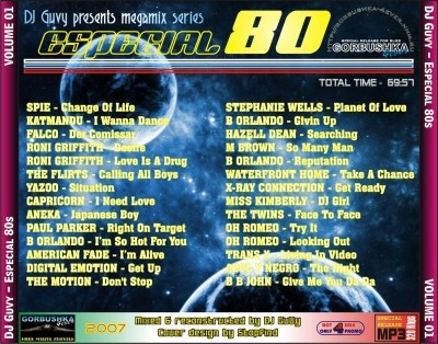 DJ Guvy - Especial 80's Megamix Vol.1 2007