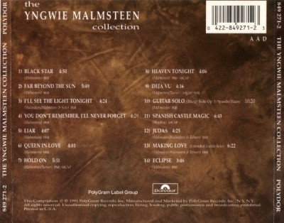 Yngwie Malmsteen - The Yngwie Malmsteen Collection 1991 (Lossless)