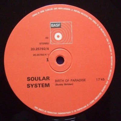 Soular System - Birth of Paradise 1971