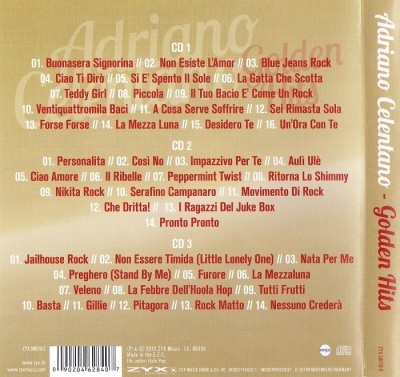 Adriano Celentano - Golden Hits (2013) Lossless+Mp3