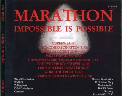 Marathon - Impossible Is Possible (1993) Lossless